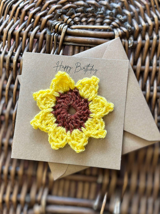 Happy Birthday Sunflower (Pale Yellow)