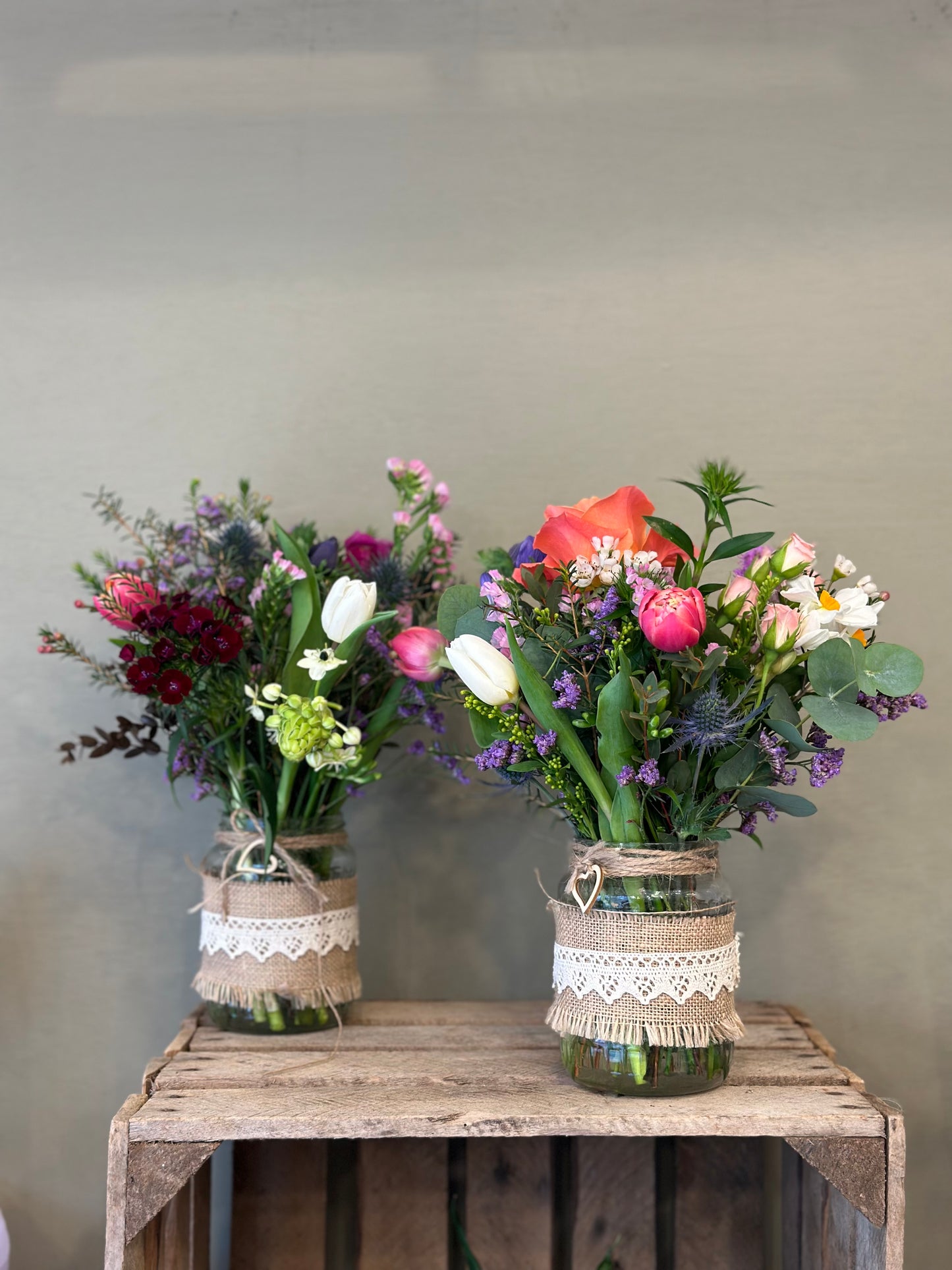 Jam Jar Posy