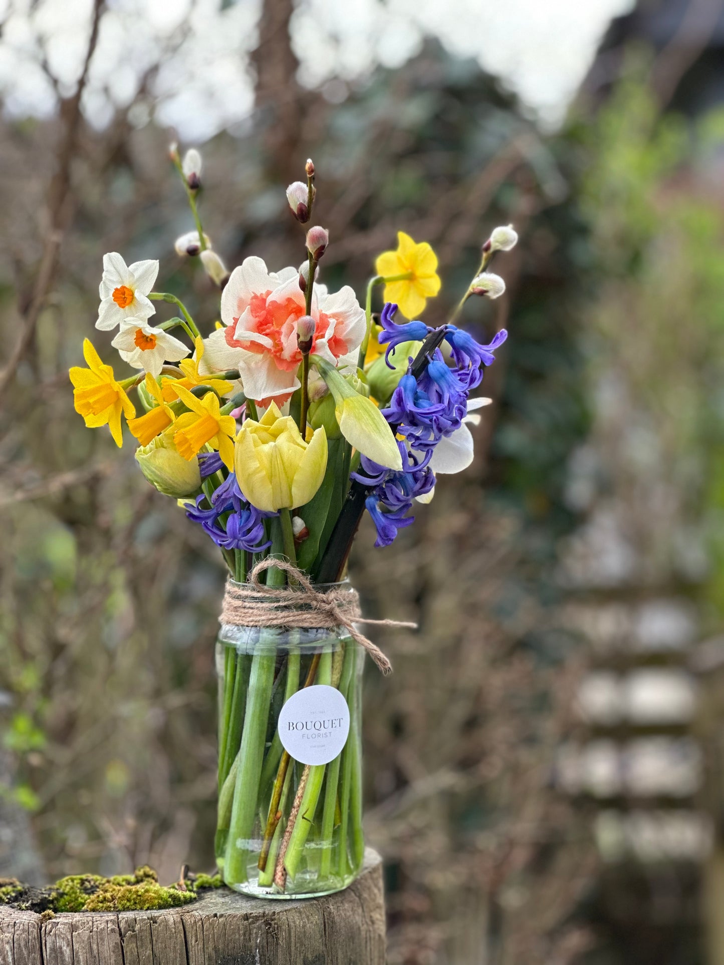 Jam Jar Posy