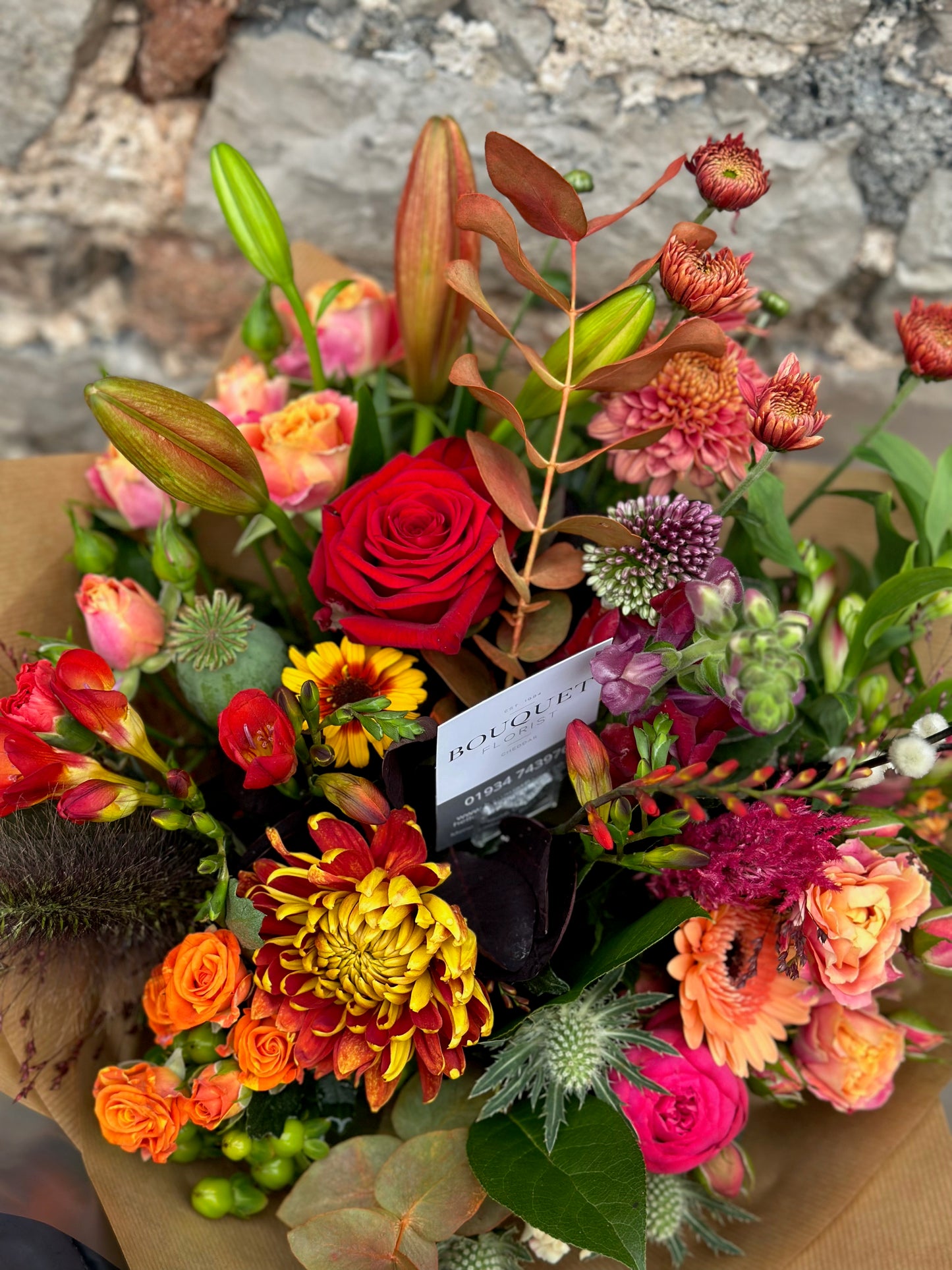 Autumn Hand Tied Bouquet