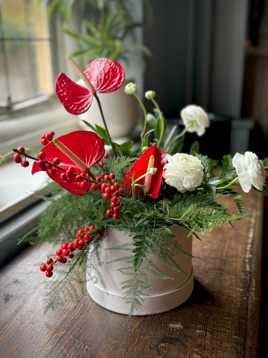 Modern Christmas Hat Box