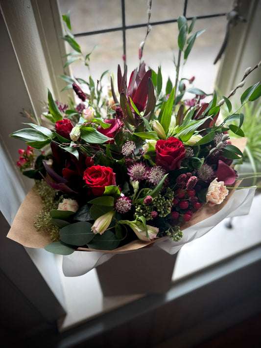 Festive Hand Tied Bouquet