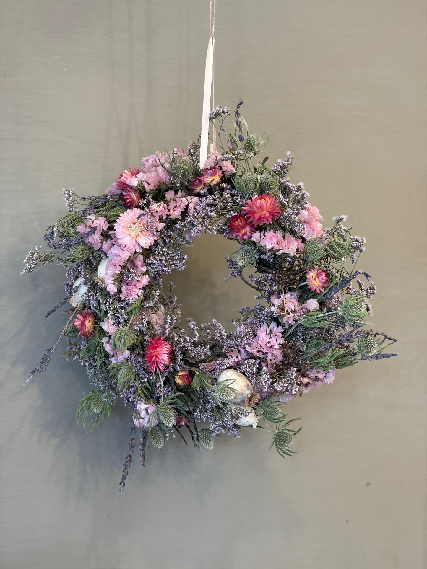 Dried Mothers Day Wreath