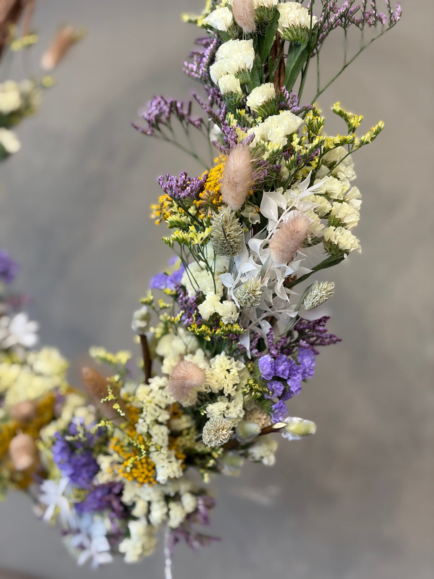 Willow Ring Dried Wreath