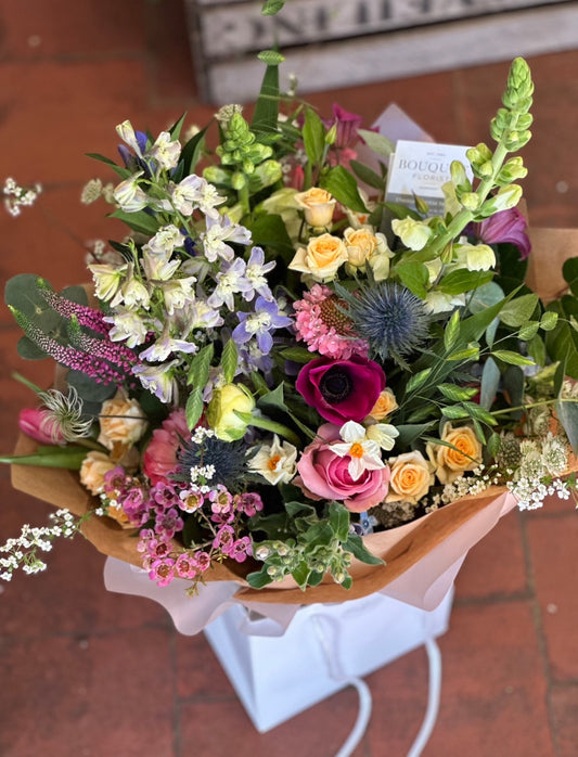 Gift Wrapped Bag Bouquet