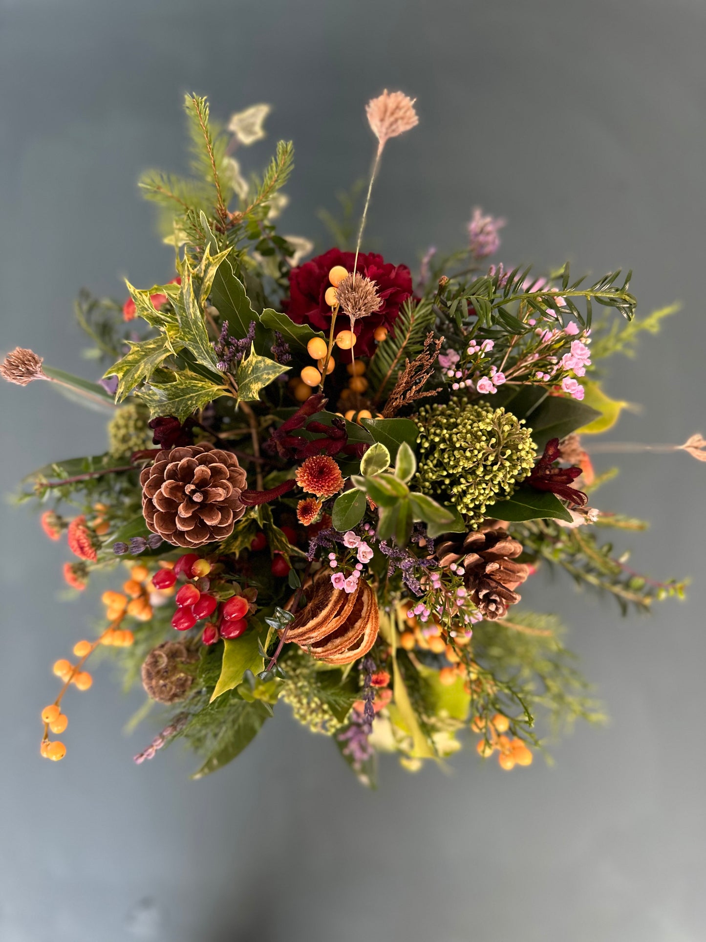 Christmas Posy in Foam  £12 | £18