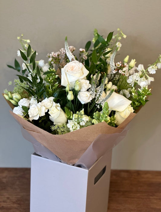 Classic Whites Box Bouquet