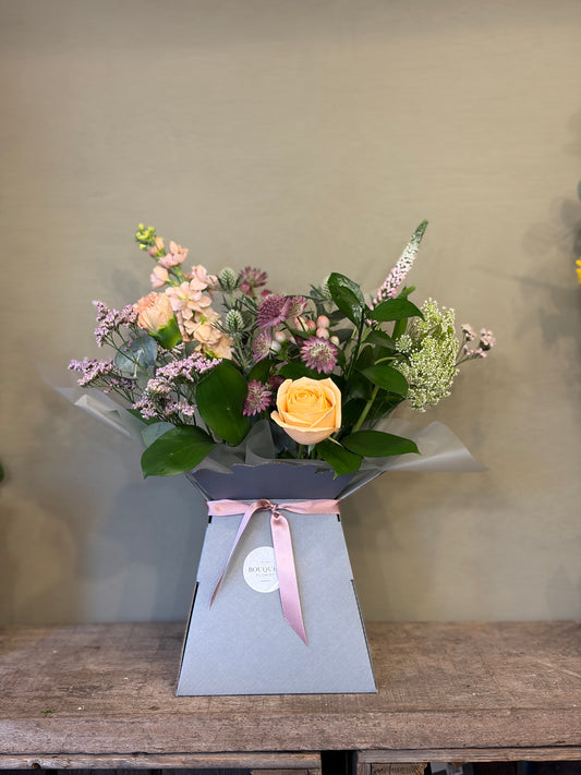 Pastel Box Arrangement Bouquet