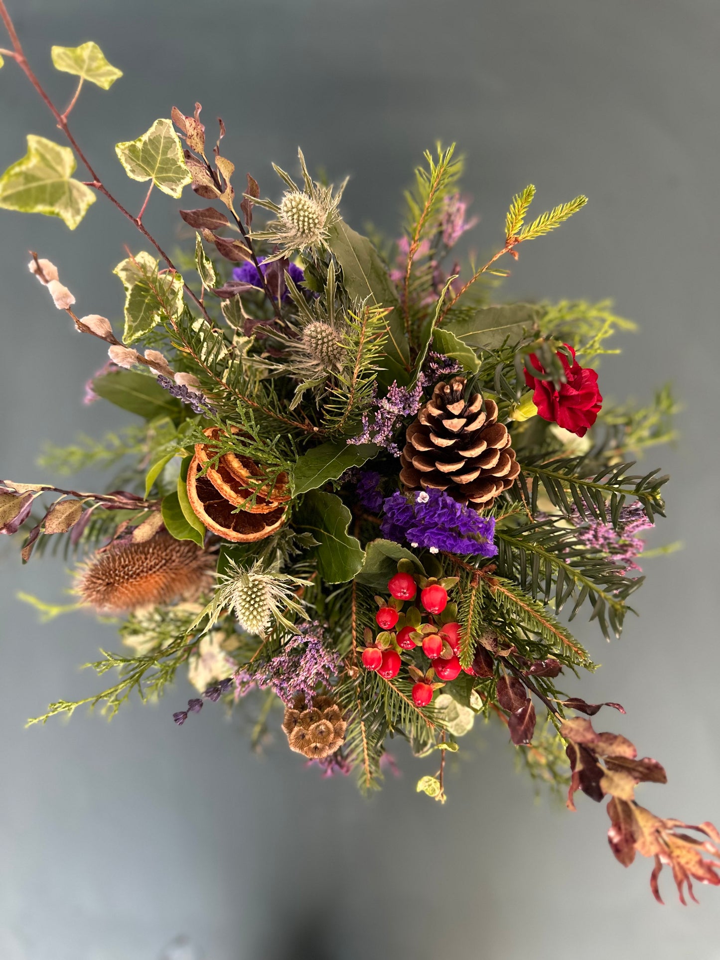 Christmas Posy in Foam  £12 | £18
