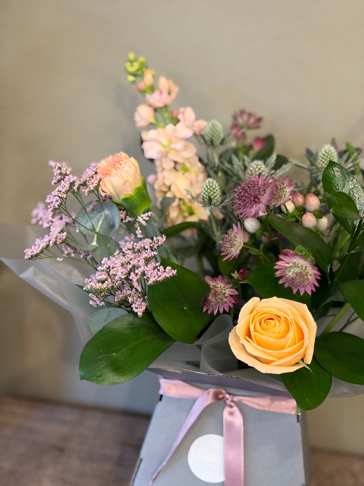 Pastel Box Arrangement Bouquet