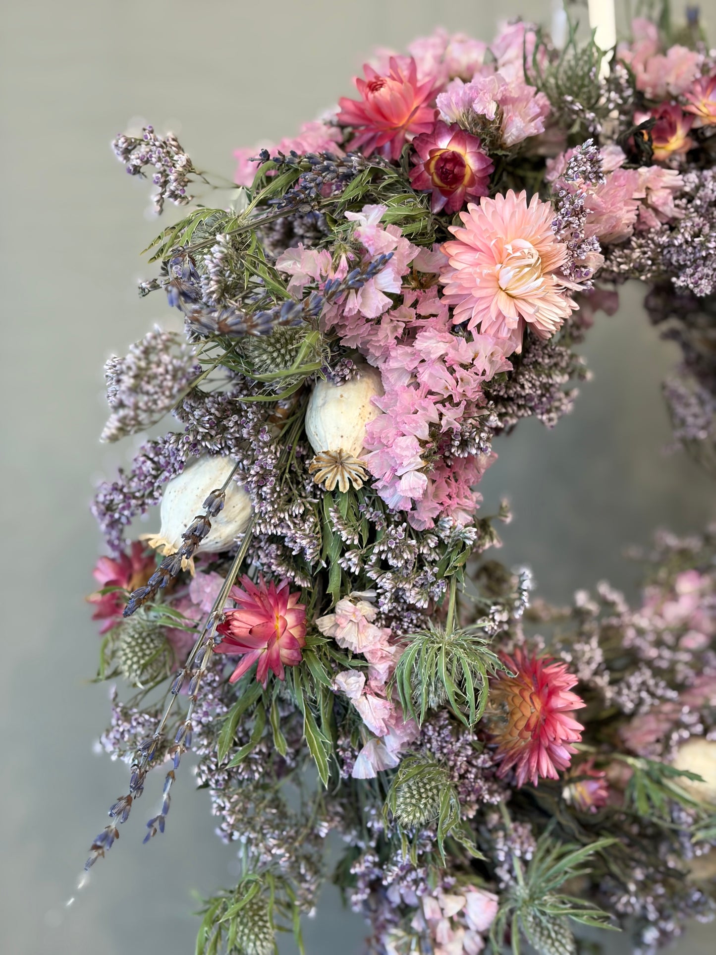 Dried Mothers Day Wreath