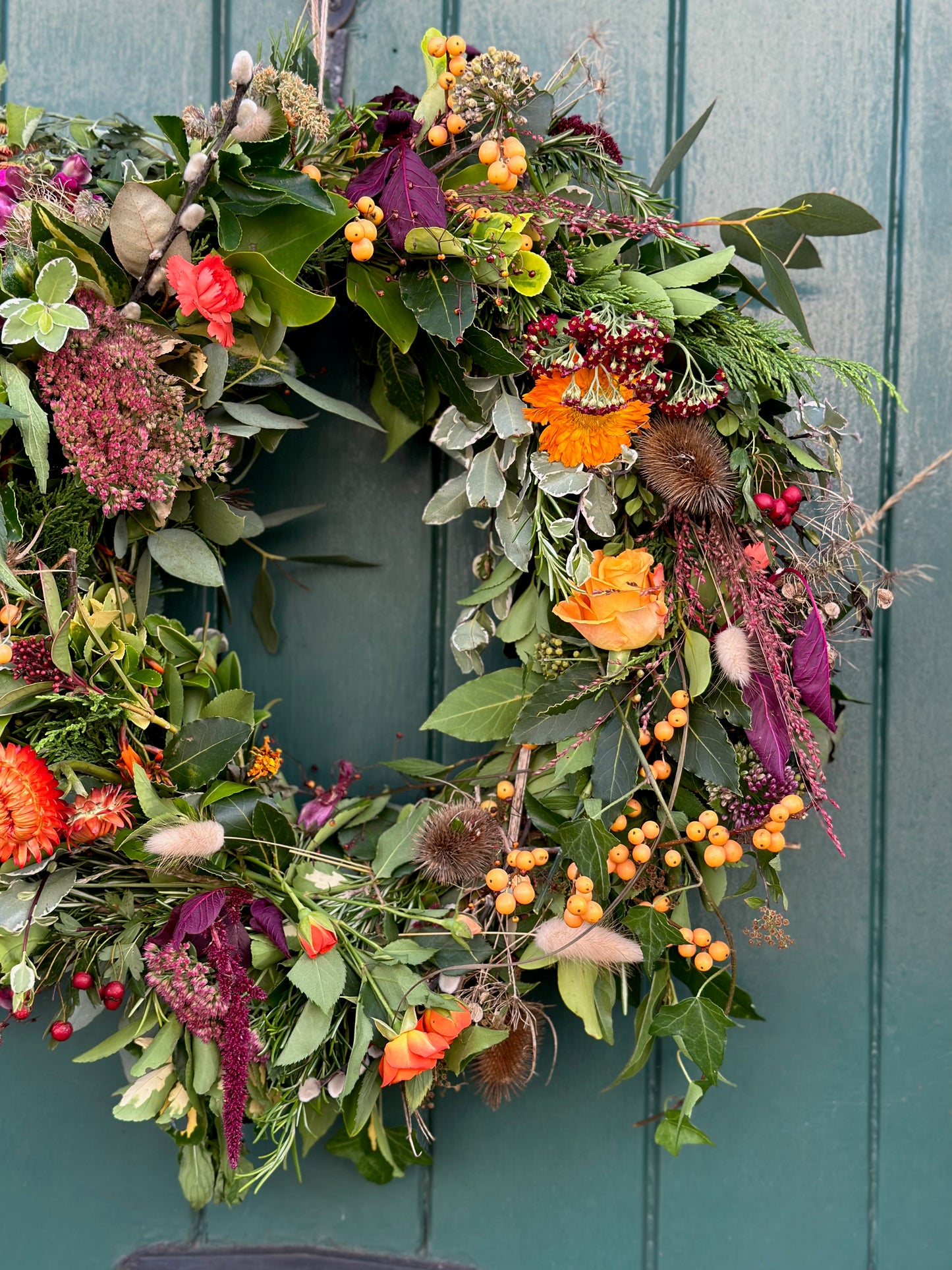 Fresh Autumn Door Wreath