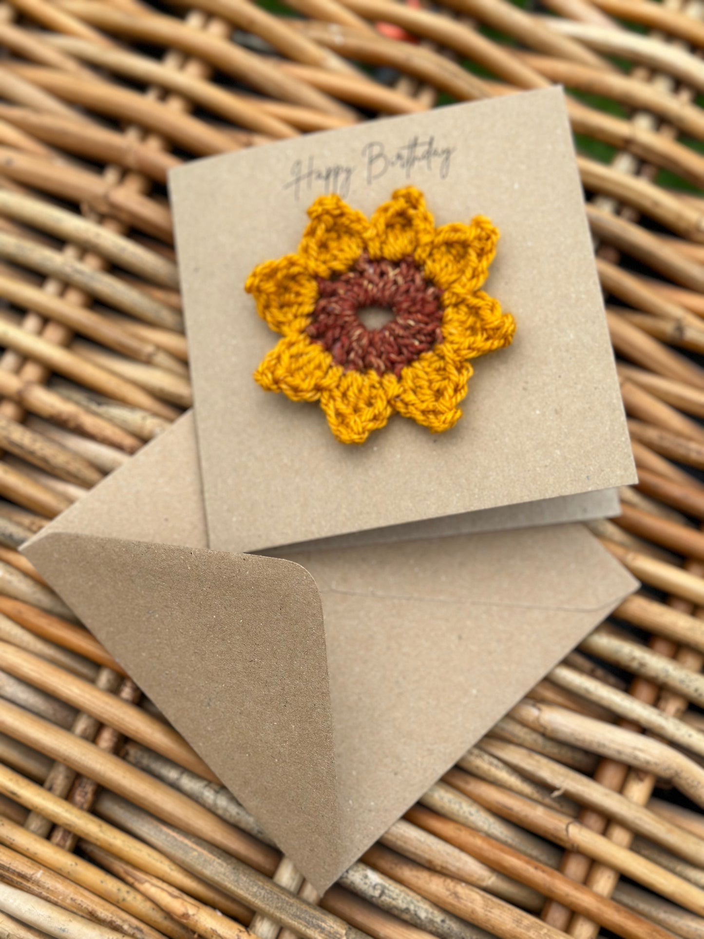 Happy Birthday Sunflower Card