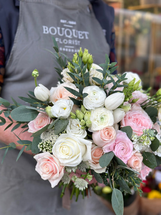 Pale Pink & White Bouquet