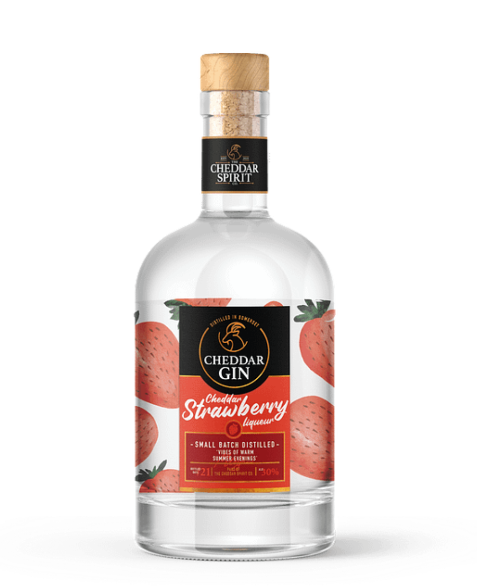 Cheddar Gin - 'Cheddar strawberry Liqueur'  20CL