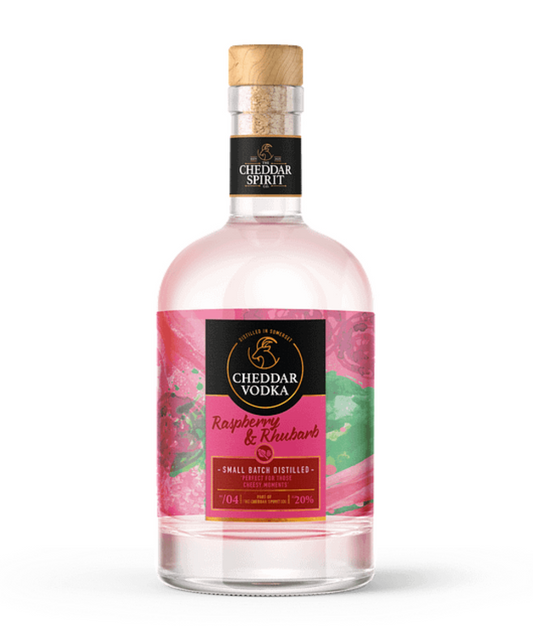 Cheddar Vodka- 'Raspberry and Rhubarb'  20CL